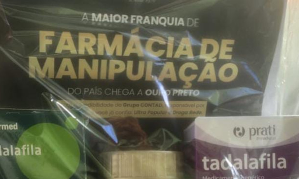 Farmácia distribui kits com Tadalafila para repúblicas em Ouro Preto