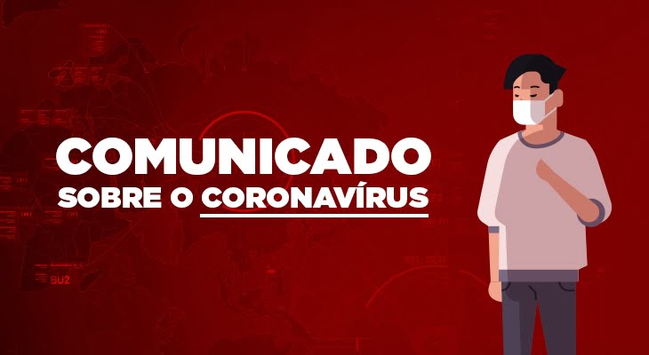 Arte de capa do comunicado da Secretaria de Saúde de Mariana