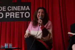 Marisa Orth na mostra de cinema de Ouro Preto.