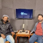 Douguinissimo durante entrevista no estúdio da Agência Primaz