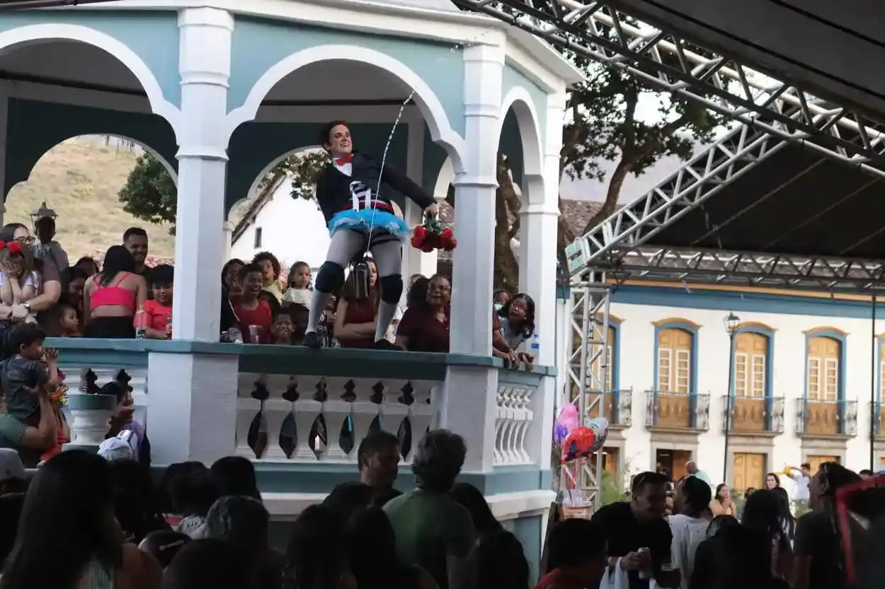 Jardim, Cine teatro Municipal e Praça da Sé, no último dia do Encontro Intrnacional de Palhaços 2025 - Fotos:  Agência Primaz