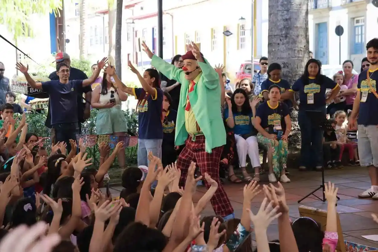 Jardim, Cine teatro Municipal e Praça da Sé, no último dia do Encontro Intrnacional de Palhaços 2025 - Fotos:  Agência Primaz
