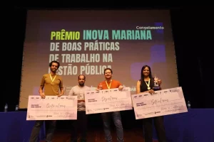 Os três primeiros colocados no concurso receberam premiação em dinheiro