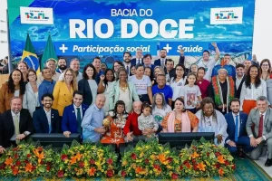 O evento contou com a presença do ministro da Saúde Alexandre Padilha e do presidente Lula