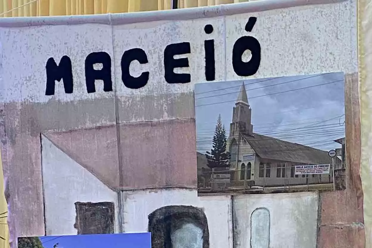 Deborah Kelly e seu painel de maceió na COP 30