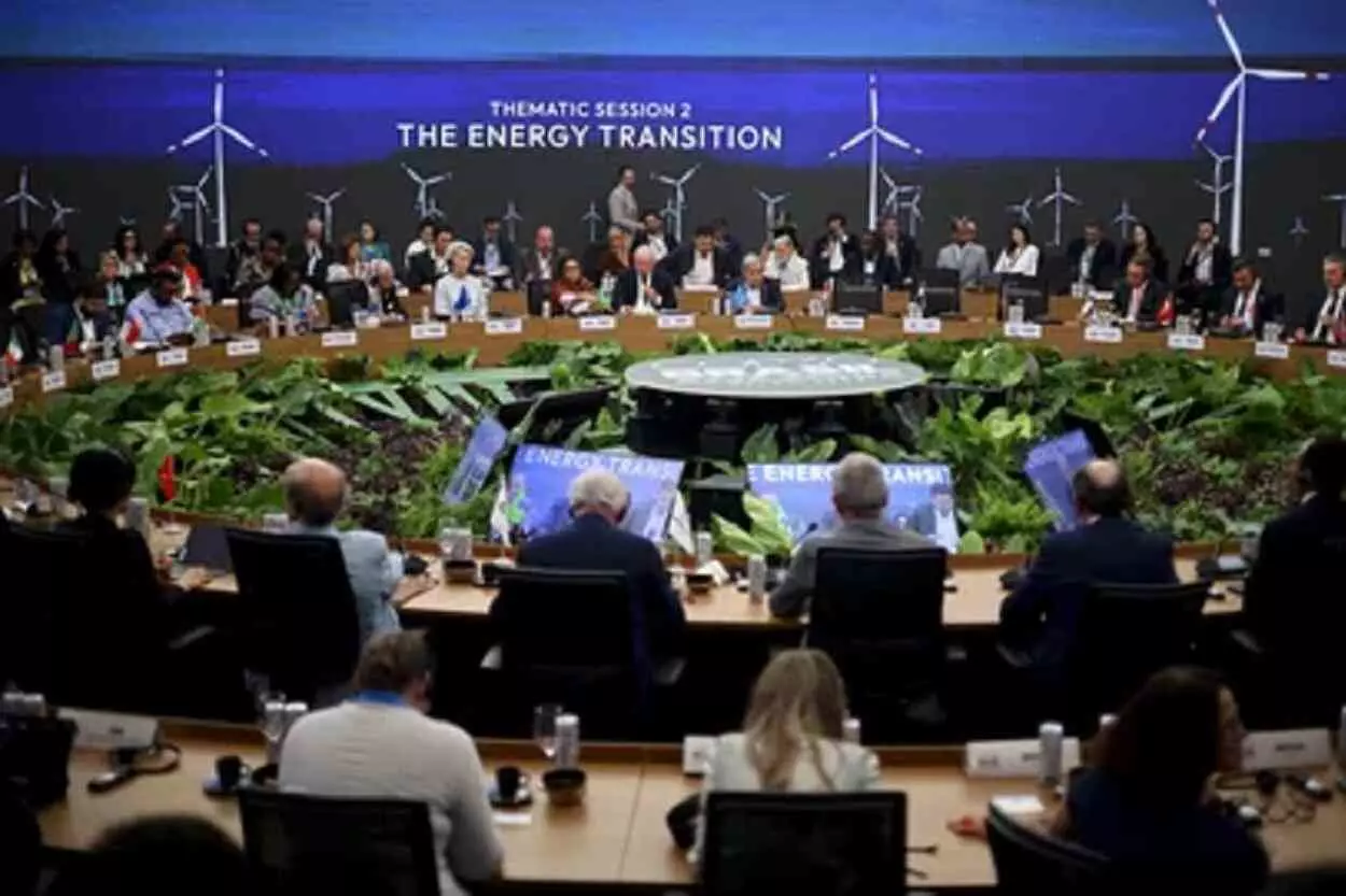 Sessão Plenária Geral na Cúpula dos Líderes sobre transição energética