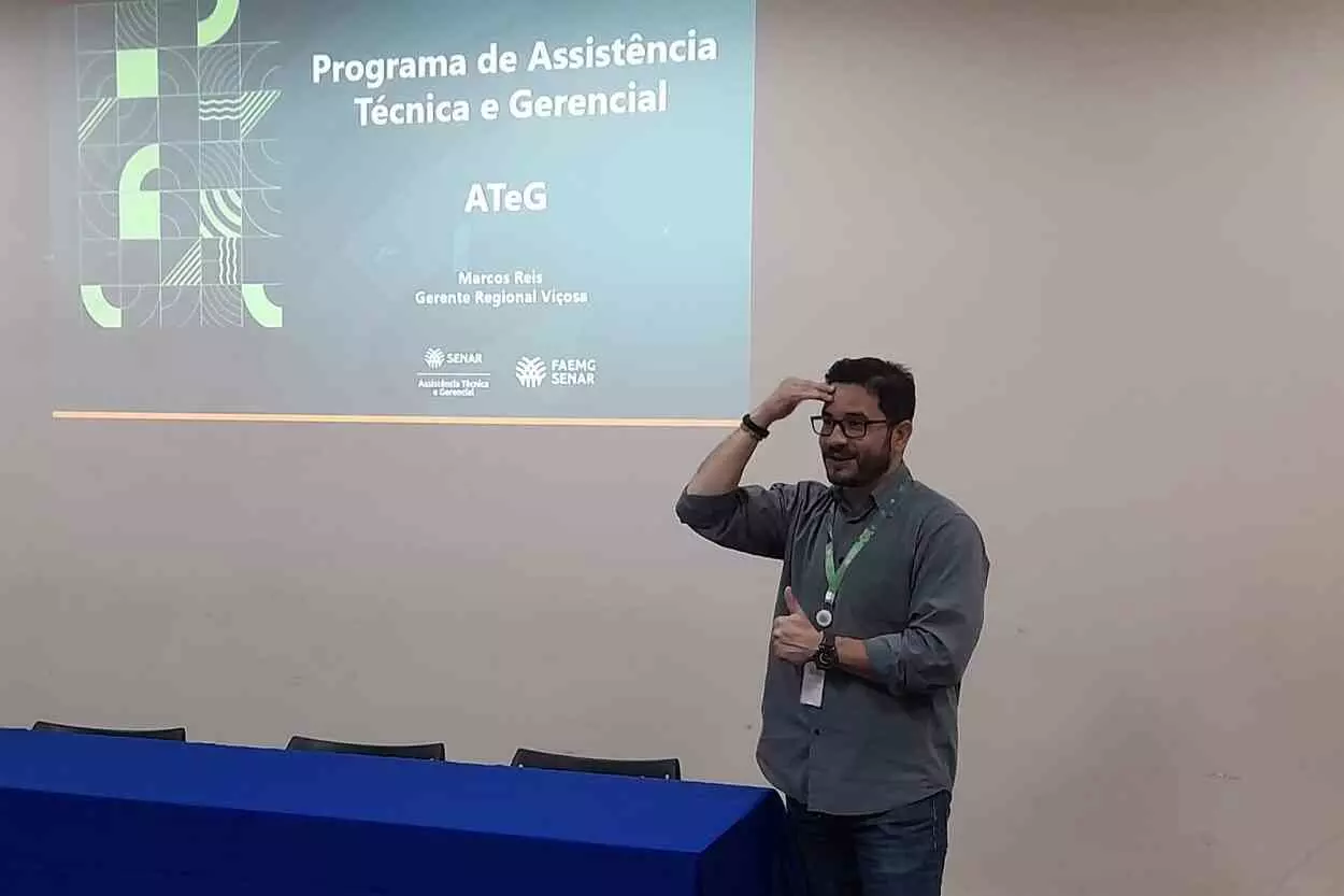 De acordo com Marcos Reis, o ATeG é direcionado a pequenos e médios produtores rurais que nunca receberam assistência técnica e gerencial regular